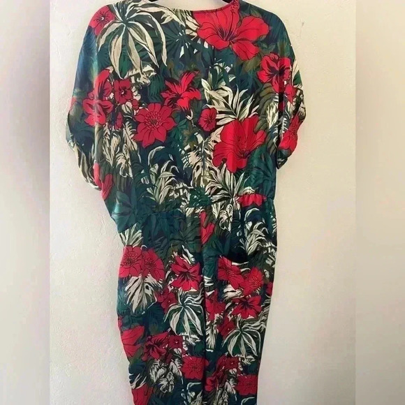 ZARA Women’s Floral Jumpsuit  - Size XL - Picture 3 of 16
